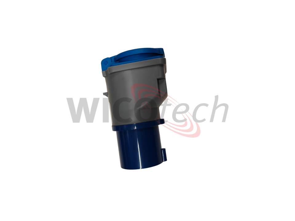 CEE 3p male to Schuko female converter