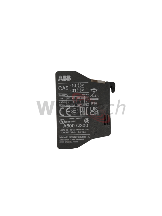 Aux. cont for ABB cont CA5-10 1xNO