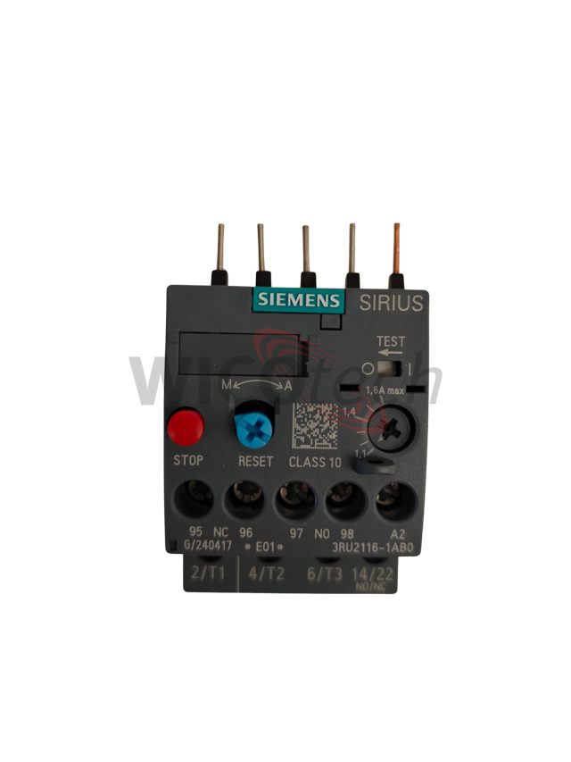 Overload relay 3RU2116 1,1-1,6A
