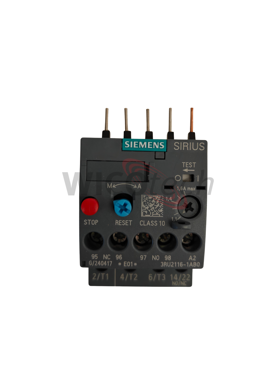 Overload relay 3RU2116 1,1-1,6A