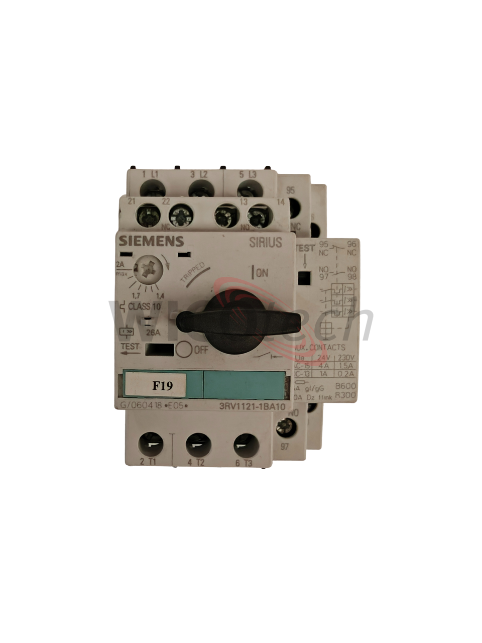 HMV 3RV1121 1,4-2,0A w. aux contact