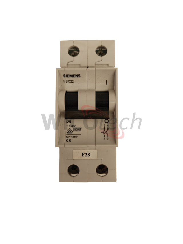 Circuit breaker D6 2p