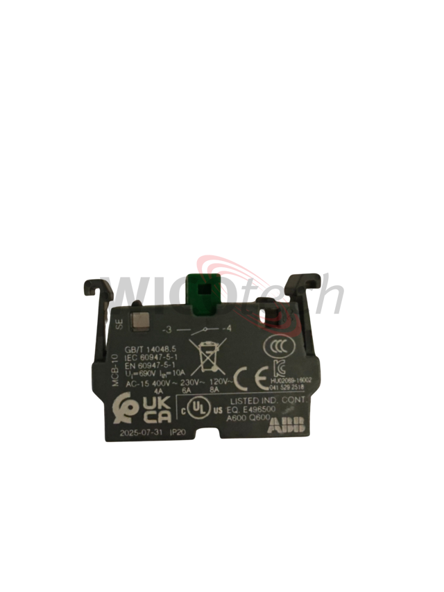 Modular contact block ABB 1NO front fixing