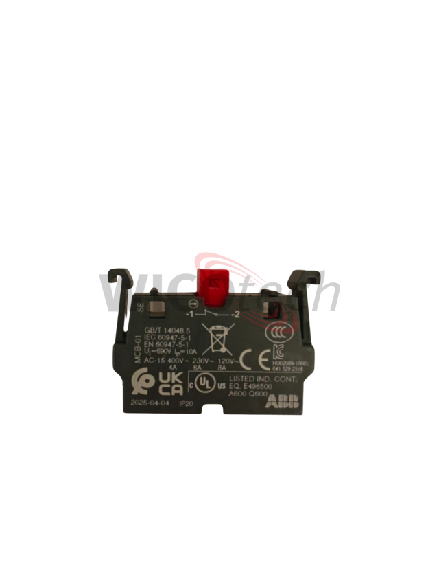 Modular contact block ABB 1NC front fixing