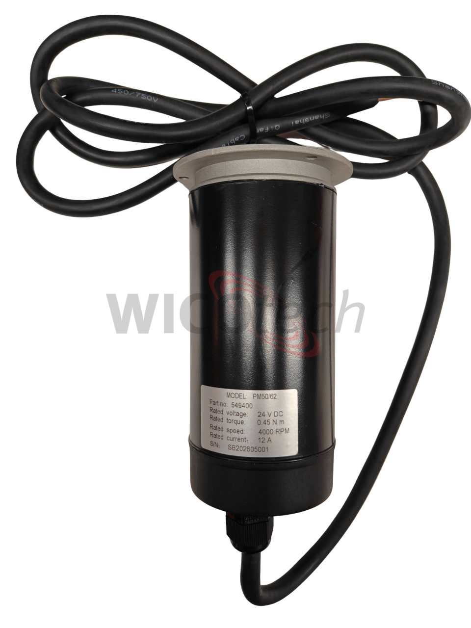 Motor PM50/62 24VDC 190W 4000RPM