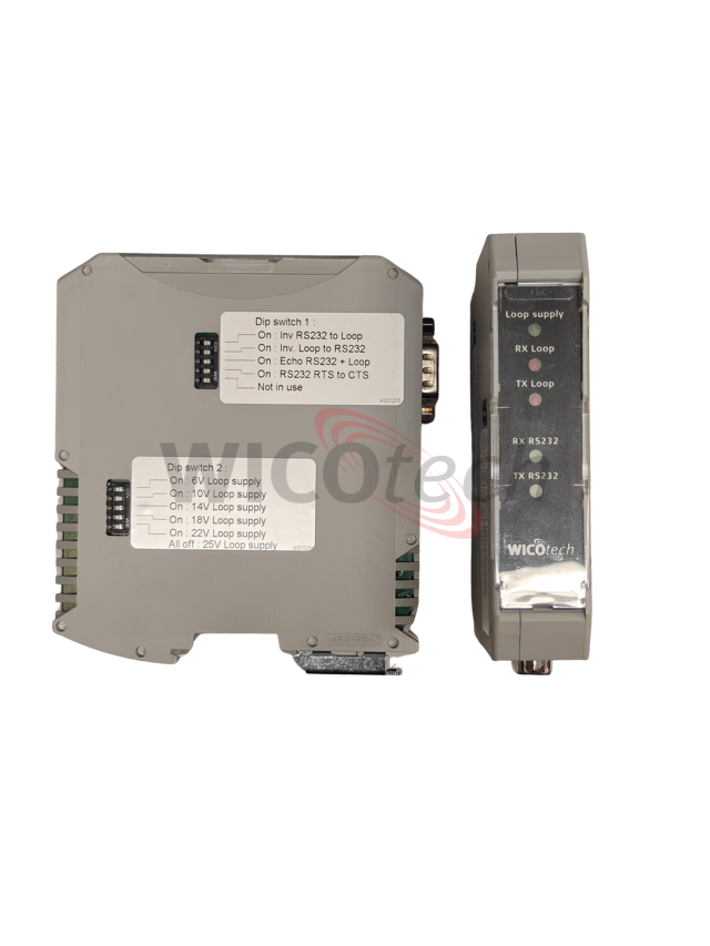 Current loop driver/RS232 interface