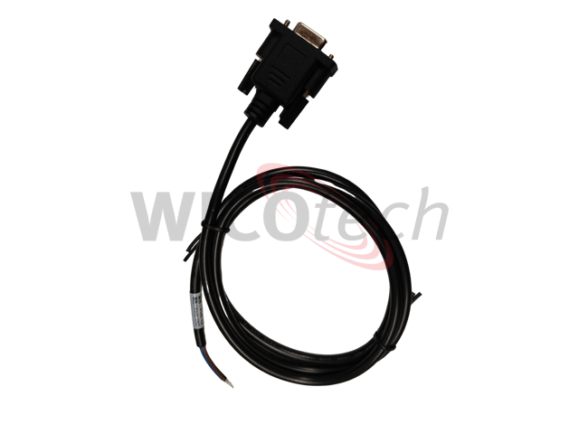 RS232 Cable 9p female bare end 1m.