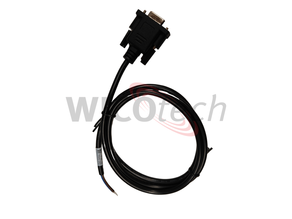 RS232 Cable 9p female bare end 1m.