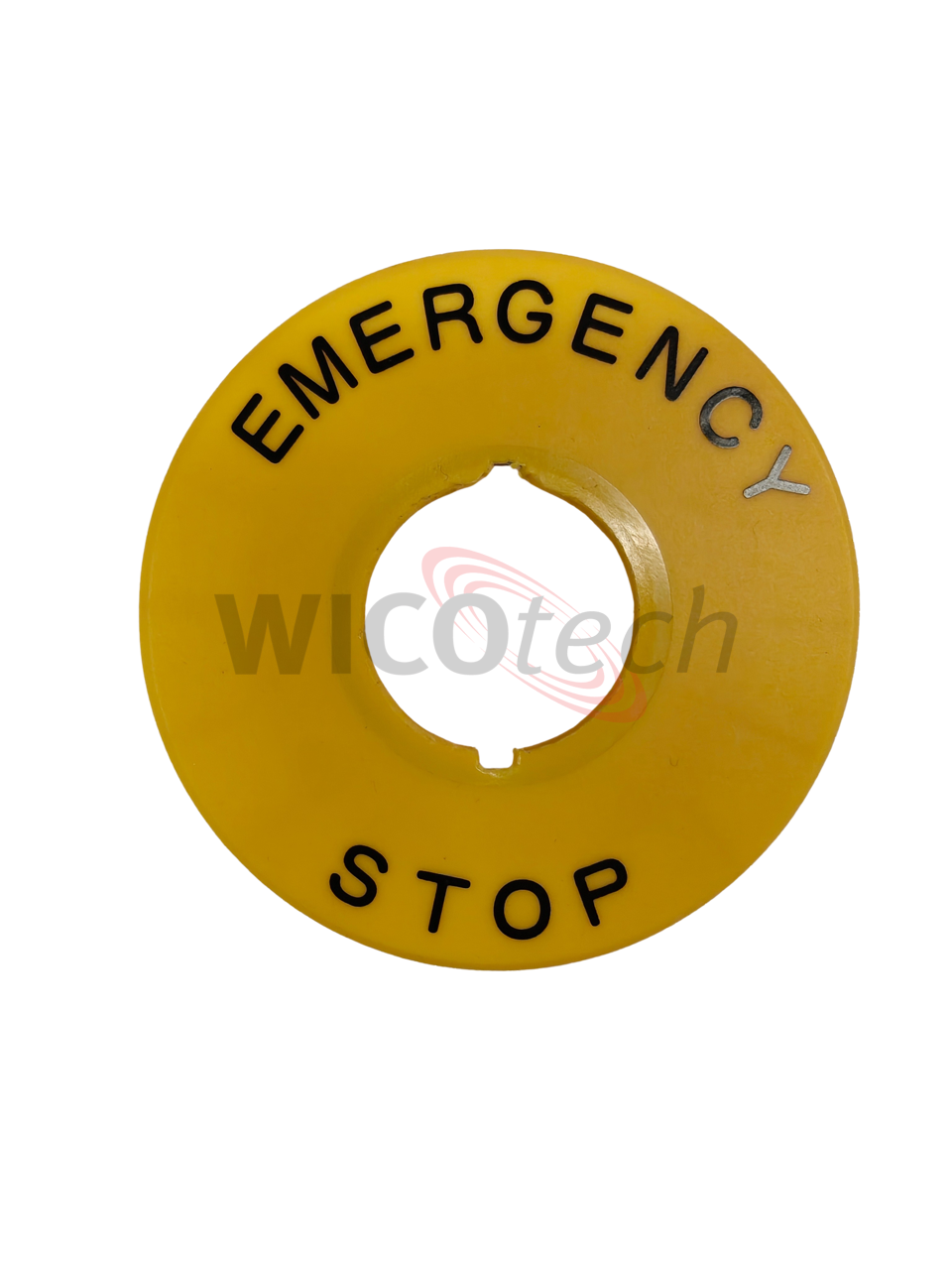 Emergency stop sign Ø60